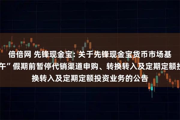 倍倍网 先锋现金宝: 关于先锋现金宝货币市场基金2025年“端午”假期前暂停代销渠道申购、转换转入及定期定额投资业务的公告