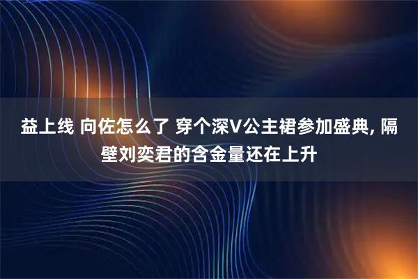 益上线 向佐怎么了 穿个深V公主裙参加盛典, 隔壁刘奕君的含金量还在上升