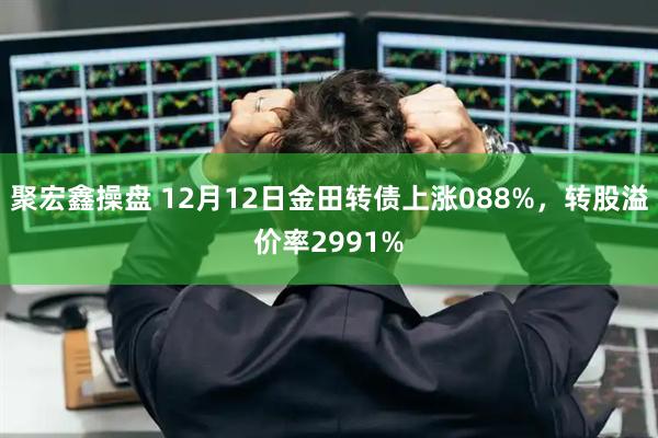聚宏鑫操盘 12月12日金田转债上涨088%，转股溢价率2991%
